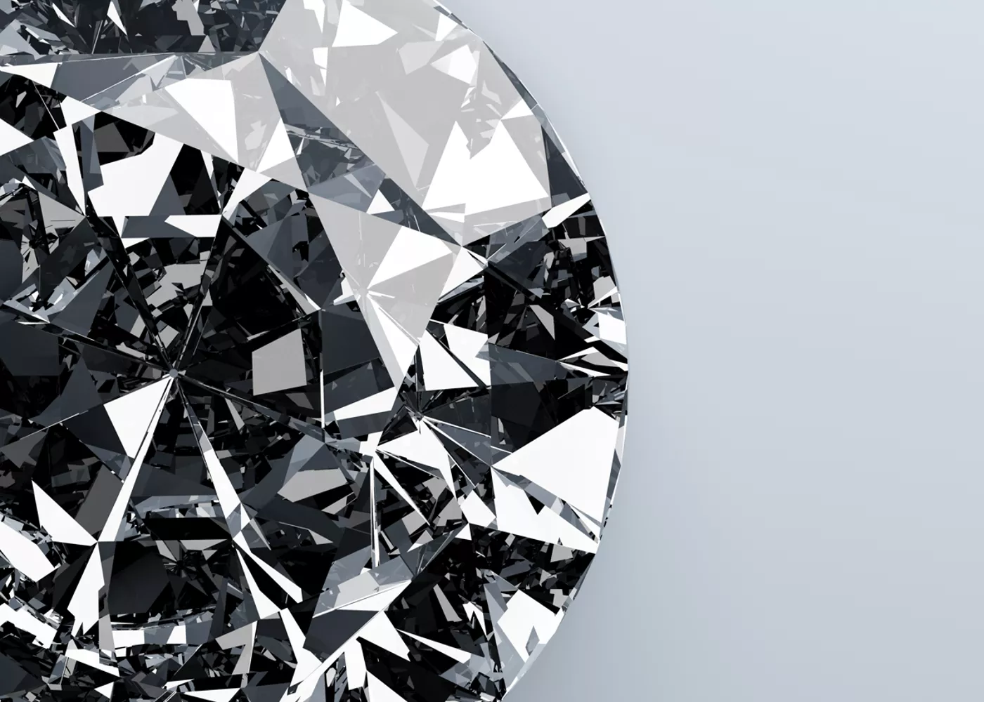 Brilliant cut diamond, precious gem jewelry
